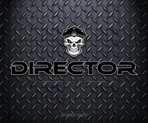 Director logo metal